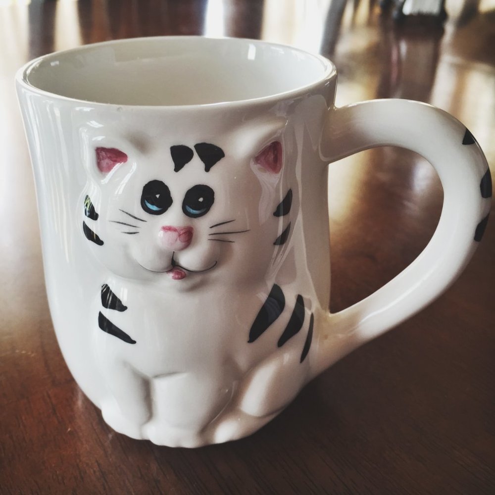 Vintage Lefton Cat Mug